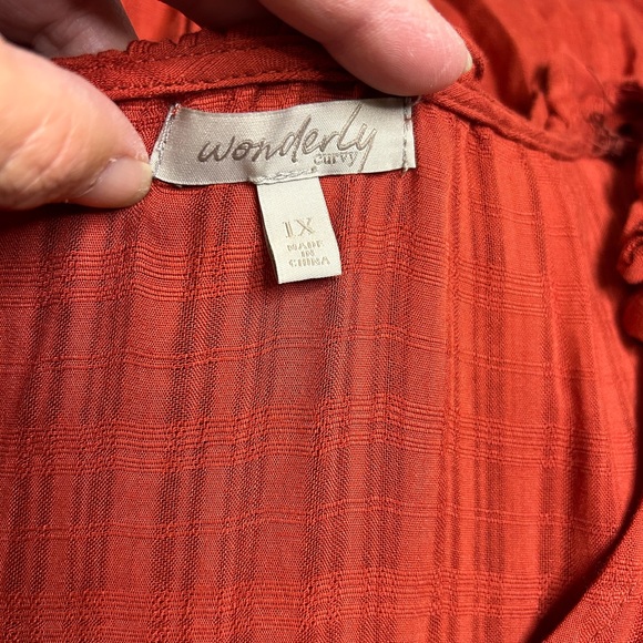 Wonderly Spring Fling Curvy Lined Dress. Womens 1X. - Picture 5 of 6